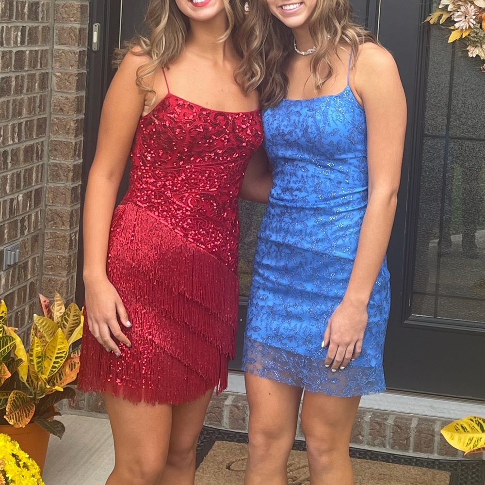 Blue Vienna Homecoming Dress